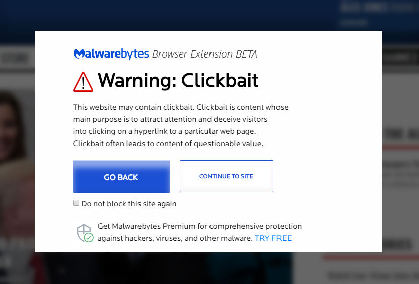 Mallwarebytes Browser Extension