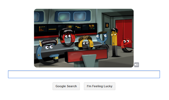 Star Trek Google Doodle #1