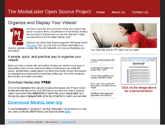 The MediaLister Open Source Project