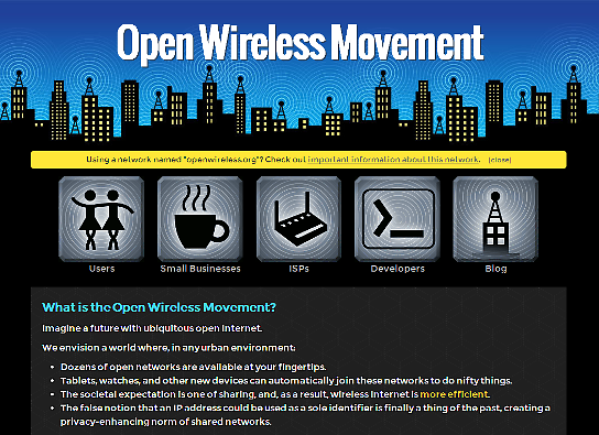 Open Wireless Movement