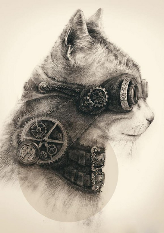 Steampunk Cat!