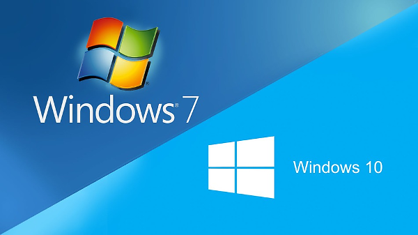 Windows 7 - Windows 10