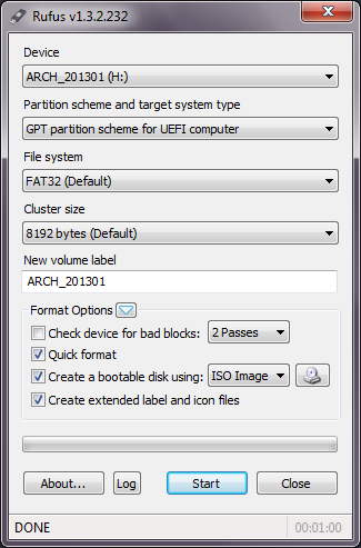 Rufus USB Boot Creator